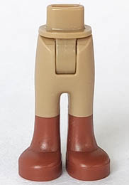 Mini Doll Friends Hips and Trousers with Back Pockets with Reddish Brown Boots Pattern : {пясъчно жълт}