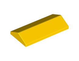 Плочка ръб на покрив 2X4/25°: {ярко жълт}