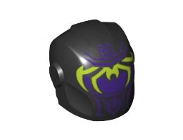 MINI HELMET, NO. 341: {черен}