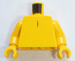 Torso Dark Orange Line and Tail Pattern / Yellow Arms / Yellow Hands: {ярко жълт}