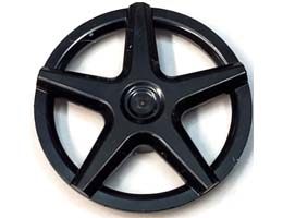HUB CAP, DIA. 17.7, NO. 1: {черен}