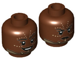 MINI HEAD, NO. 3538: {червеникаво-кафяв}