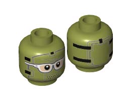 MINI HEAD, NO. 3552: {маслинено зелен}