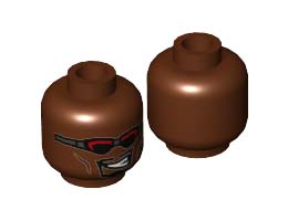 MINI HEAD, NO. 3430: {червеникаво-кафяв}