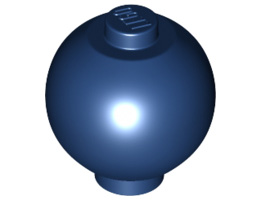 Brick, Round 2 x 2 Sphere with Stud / Robot Body: {земно син}