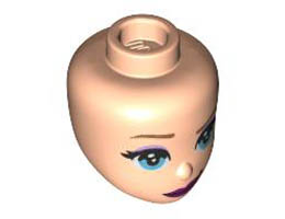 MINI DOLL, HEAD, NO. 257: {светло нуга}