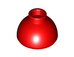 Мини шапка No. 8: {ярко червен}
