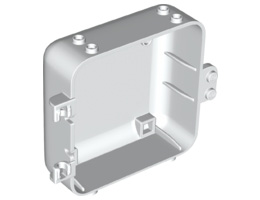 Кутия 3X8X62/3, с женска панта: {бял}