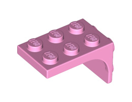 Плочка 2X2, с 1.5 плочка 2X2, обърната надолу: {светло пурпурен}