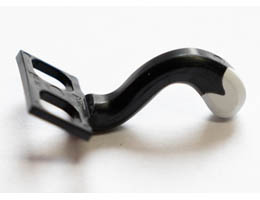 Minifigure Costume Tail Cat with White Tip Pattern: {черен}