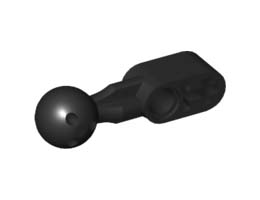 Beam 2 with ball ├ÿ 10.2: {черен}