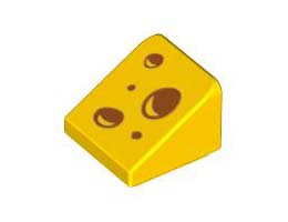 ROOF TILE 1X1X2/3, NO. 6: {ярко жълт}