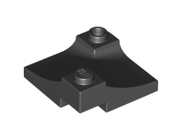 Slope, Curved 3 x 3 Double: {черен}