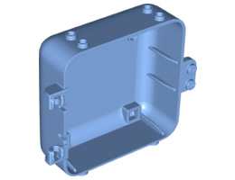 Кутия 3X8X62/3, с женска панта: {умерено син}