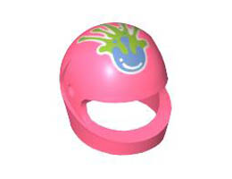 MINI CRASH HELMET, NO. 19: {пъстро коралов}