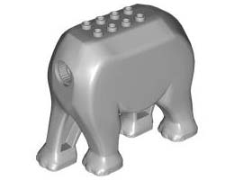 ELEPHANT NO. 7, BODY: {умерено каменно сив}