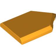 FLAT TILE 2X3 W/ ANGLE: {огнено жълто-оранжев}