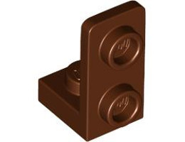 Плочка 1X1 с 1.5 плочка 1X1 нагоре: {червеникаво-кафяв}