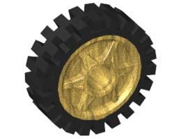 WHEEL, DIA. 24X7, NO. 1: {топло златист}