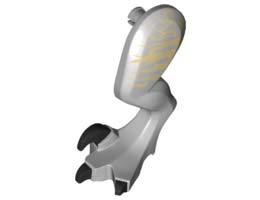 LEFT HIND LEG, ANIMAL, NO. 119: {умерено каменно сив}