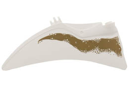 Dinosaur Wing Quetzalcoatlus - Left with Dark Tan Markings Pattern: {бял}