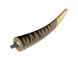 ANIMAL, NO. 121, TAIL: {тухлено жълт}