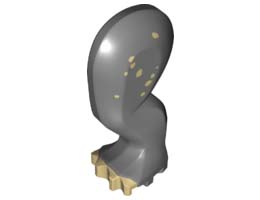 ANIMAL, NO. 131, HIND LEG, LEFT: {тъмно каменно сив}
