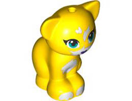 CAT, W/ 1.5 HOLE, NO. 21: {ярко жълт}