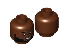 MINI HEAD, NO. 3487: {червеникаво-кафяв}