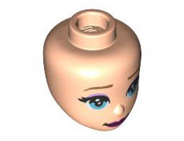MINI DOLL, HEAD, NO. 253: {светло нуга}