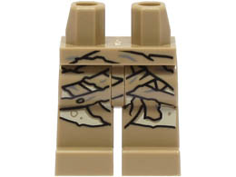 Hips and Legs with Tan Knees and Mummy Wrapping Bandage Pattern: {пясъчно жълт}