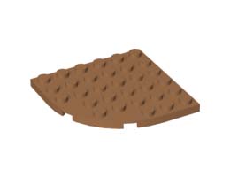 Плочка 6X6 с дъга: {умерен нуга}