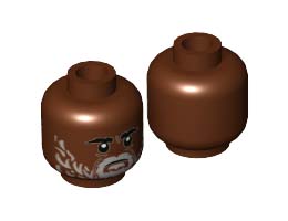 MINI HEAD, NO. 3500: {червеникаво-кафяв}