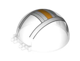 DOME DIA. 63.77 W/ COMBI HINGE, NO. 2: {прозрачен}