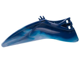 Dinosaur Wing Pteranodon - Right with Marbled Sand Blue Edge Pattern: {земно син}