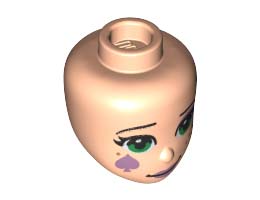 MINI DOLL, HEAD, NO. 261: {светло нуга}