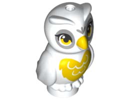 OWL, W/ 1.5 HOLE, NO. 12: {бял}