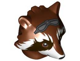 CREATURE HEAD, NO. 76: {червеникаво-кафяв}