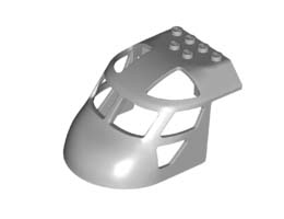 HELICOPTER FRONT 6X8X4: {умерено каменно сив}