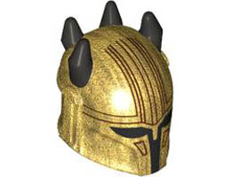 MINI HELMET, NO. 357: {топло златист}