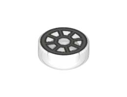 FLAT TILE 1X1, ROUND, NO. 173: {прозрачен}