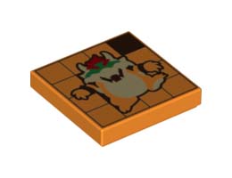 FLAT TILE 2X2, NO. 553: {ярко оранжев}