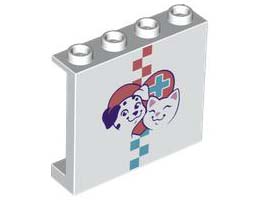 WALL ELEMENT 1X4X3, NO. 31: {бял}