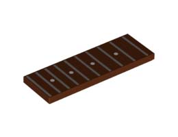 TILE 2X6, NO. 4: {червеникаво-кафяв}
