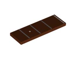 TILE 2X6, NO. 6: {червеникаво-кафяв}