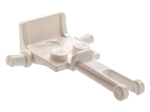 Minifigure, Utensil Wheelchair Racer Seat: {бял}