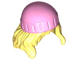 MINI WIG, W/ HAT, NO. 31: {студено жълт}
