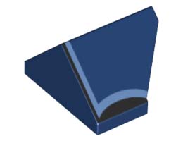ATTIC 1X2, 45 DEG., NO. 1: {земно син}