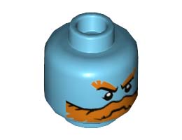 MINI HEAD, NO. 3619: {умерено небесносин}