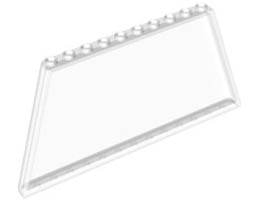 Windscreen 1 x 14 x 6 Tapered: {прозрачен}